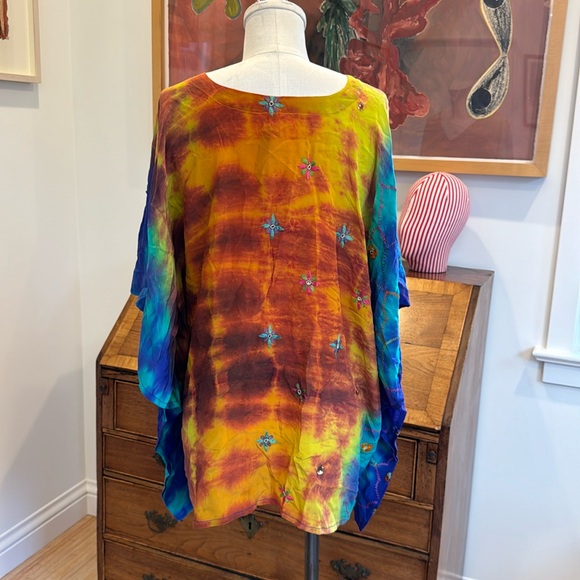 Sun Child Silk Caftan Shirt - Picture 5 of 6